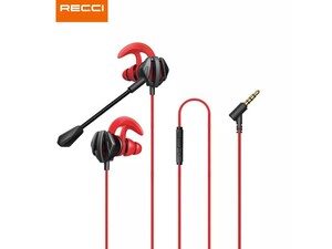 خرید هندزفری سیمی گیمینگ با جک 3.5 میلی‌متری رسی Recci REP-L19 Wired Earphone