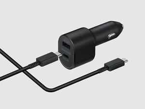 سرعت شارژر فندکی دو پورت سامسونگ Samsung Dual Car Charger EP-L5300 adaptateur