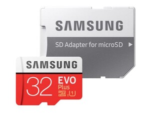 کارت حافظه میکرو اس‌دی سامسونگ Samsung EVO Plus micro sdhc Memory Card 32GB