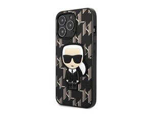 قاب چرمی آیفون 13 پرو طرح کارل برجسته CG Mobile iphone 13 Pro Karl Lagerfeld Leather Case