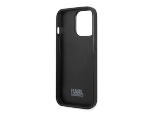 قاب چرمی آیفون 13 پرو طرح کارل برجسته CG Mobile iphone 13 Pro Karl Lagerfeld Leather Case