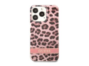 قاب محافظ براق آیفون 13 پرو طرح پلنگی CG Mobile iphone 13 Pro Guess Leopard Hard Case