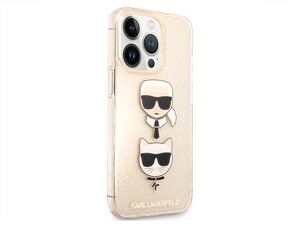 قاب اکلیلی آیفون 13 پرو طرح کارل و گربه CG Mobile iphone 13 Pro Cat &amp;amp; Karl Lagerfeld Crown Case