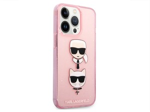 قاب اکلیلی آیفون 13 پرو طرح کارل و گربه CG Mobile iphone 13 Pro Cat &amp;amp; Karl Lagerfeld Crown Case