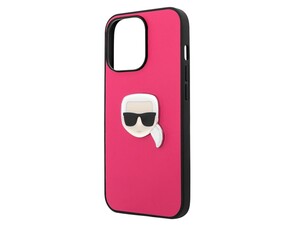 قاب چرمی آیفون 13 پرو مکس طرح کارل برجسته CG Mobile iphone 13 Pro Max Karl Lagerfeld Leather Case