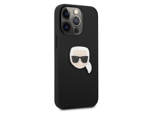 قاب چرمی آیفون 13 پرو مکس طرح کارل برجسته CG Mobile iphone 13 Pro Max Karl Lagerfeld Leather Case