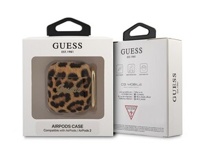 کاور محافظ پلنگی ایرپاد اپل CG Mobile Apple Airpods/Airpods 2 Guess Leopard Case