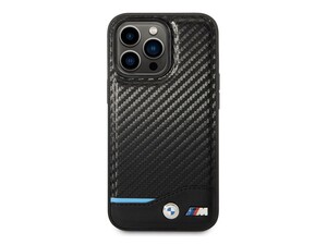 قاب فیبر کربن و چرم مگ سیف آیفون 14 پرو مکس طرح بی ام و ام3 CG Mobile iphone 14 Pro Max BMW M3 Magsafe Carbon Fiber &amp;amp; Leather Case