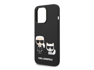 قاب سیلیکونی آیفون 14 پرو مکس طرح گربه و کارل CG Mobile iphone 14 Pro Max Cat Karl Lagerfeld Silicone Case