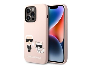 قاب سیلیکونی آیفون 14 پرو مکس طرح گربه و کارل CG Mobile iphone 14 Pro Max Cat Karl Lagerfeld Silicone Case