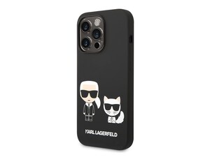 قاب سیلیکونی آیفون 14 پرو طرح گربه و کارل CG Mobile iphone 14 Pro Cat Karl Lagerfeld Silicone Case