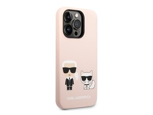 قاب سیلیکونی آیفون 14 پرو طرح گربه و کارل CG Mobile iphone 14 Pro Cat Karl Lagerfeld Silicone Case