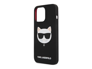 قاب سیلیکونی آیفون 13 پرو مکس طرح گربه کارل CG Mobile iphone 13 Pro Max Karl Lagerfeld Silicone Case