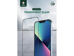 محافظ صفحه نمایش شیشه ای ضد انعکاس آیفون 13 پرو مکس گرین Green iphone 13 Pro Max Anti-Reflective Transparent Glass