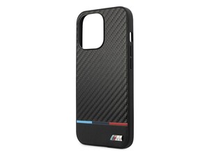 قاب فیبر کربن و چرم آیفون 13 پرو مکس طرح بی ام و ام3 CG Mobile iphone 13 Pro Max BMW M3 Carbon Fiber &amp;amp; Leather Case