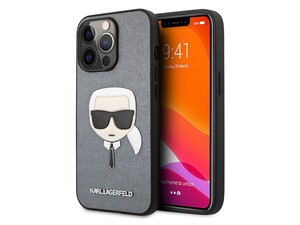 قاب چرمی آیفون 13 پرو مکس طرح کارل CG Mobile iphone 13 Pro Max Karl Lagerfeld Leather Case