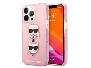 قاب اکلیلی آیفون 13 پرو مکس طرح کارل و گربه CG Mobile iphone 13 Pro Max Cat &amp;amp; Karl Lagerfeld Crown Case