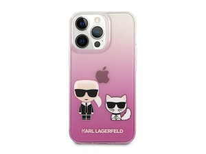 قاب محافظ شیشه ای آیفون 13 پرو طرح کارل و گربه CG Mobile iphone 13 Pro Karl Lagerfeld Case