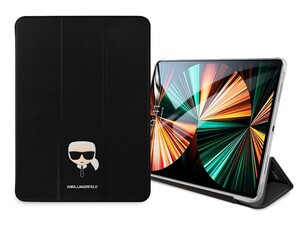 کیف چرمی آیپد پرو 12.9 اینچ طرح کارل CG Mobile iPad Pro 12.9 2020/2021 Karl Lagerfeld Leather Case