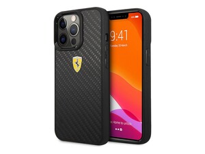 قاب فیبرکربن آیفون 13 پرو مکس طرح فراری CG Mobile iphone 13 Pro Max Ferrari Carbone Case