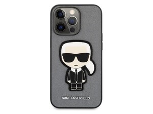 قاب چرمی آیفون 13 پرو طرح کارل برجسته CG Mobile iphone 13 Pro Karl Lagerfeld Leather Case