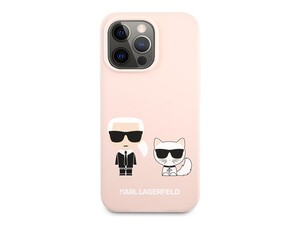 قاب سیلیکونی آیفون 13 پرو مکس طرح گربه و کارل CG Mobile iphone 13 Pro Max Cat Karl Lagerfeld Silicone Case