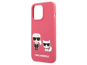 قاب سیلیکونی آیفون 13 پرو مکس طرح گربه و کارل CG Mobile iphone 13 Pro Max Cat Karl Lagerfeld Silicone Case