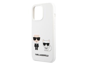 قاب سیلیکونی آیفون 13 پرو مکس طرح گربه و کارل CG Mobile iphone 13 Pro Max Cat Karl Lagerfeld Silicone Case