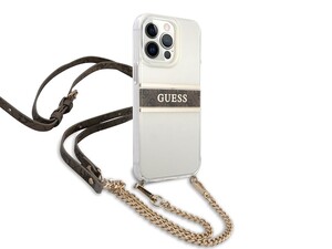 قاب محافظ براق آیفون 13 پرو مکس همراه با بند رودوشی CG Mobile iphone 13 Pro Max Guess CrossBody Case