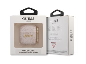 کاور محافظ چرمی طرحدار ایرپاد اپل CG Mobile Apple Airpods/Airpods 2 Guess Leather Case