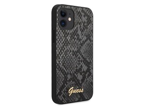 قاب چرمی پوست ماری آیفون 12 مینی CG Mobile iphone 12 mini Guess Snake Skin Leather Case