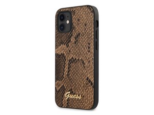 قاب چرمی پوست ماری آیفون 12 مینی CG Mobile iphone 12 mini Guess Snake Skin Leather Case