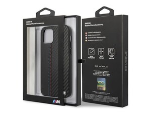 قاب فیبر کربن و چرم آیفون 12 و 12 پرو طرح بی ام و ام3 CG Mobile iphone 12/12 Pro BMW M3 Carbon Fiber &amp;amp; Leather Case