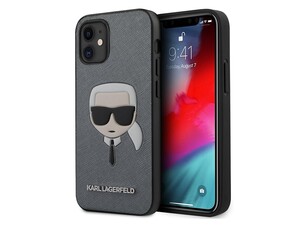 قاب چرمی آیفون 12 مینی طرح کارل CG Mobile iphone 12 mini Karl Lagerfeld Leather Case