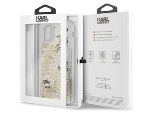 قاب آکواریومی آیفون 12 و 12 پرو طرح کارل و گربه متحرک CG Mobile iphone 12/12 Pro Karl Lagerfeld Aquarium Case