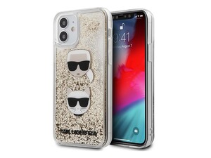 قاب آکواریومی آیفون 12 مینی طرح کارل و گربه CG Mobile iphone 12 mini Karl Lagerfeld Aquarium Case