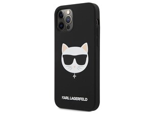 قاب سیلیکونی آیفون 12 و 12 پرو طرح گربه کارل CG Mobile iphone 12/12 Pro Karl Lagerfeld Silicone Case