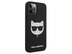 قاب سیلیکونی آیفون 12 و 12 پرو طرح گربه کارل CG Mobile iphone 12/12 Pro Karl Lagerfeld Silicone Case