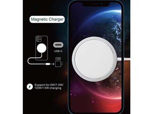 شارژر مگنتی آیفون سری 12 گرین Green iPhone 12 Series Wireless Magnetic Charger 15W