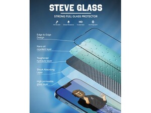 محافظ صفحه نمایش شیشه ای آیفون 13 و 13 پرو گرین Green 2.5D 9H Steve Glass iphone 13/13 Pro 0.2mm