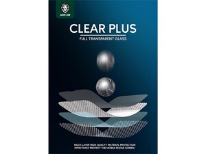 Green Lion Clear Plus Full Transparent Glass Screen Protector for iPhone 13 Pro Max, Anti-Scratch- Clear