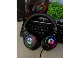 هدفون مخصوص بازی با سیم گرین Green K10 RGB Professional Gaming Headphones