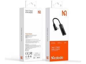 خرید مبدل صدا تایپ‌سی به تایپ‌سی و جک 3.5 میلی‌متری مک‌دودو MCDODO CA-188 Audio Cable