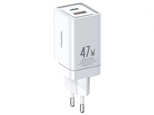 شارژر دیواری مینی فست شارژ مک‌دودو MCDODO GAN 47W MINI FAST CHARGER DUAL OUTPUT CH-8581