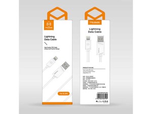 کابل شارژ و انتقال داده لایتنینگ مک دودو Mcdodo CA-242 Lightning Data Cable 1M