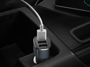 شارژر فندکی 3 پورت با قابلیت شارژ سریع مک دودو MCDOOD 3 Port 5.2A Car Charger CC-630 دارای ابعاد کوچک