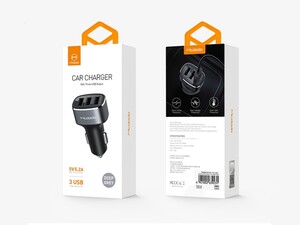 شارژر فندکی 3 پورت با قابلیت شارژ سریع مک دودو MCDOOD 3 Port 5.2A Car Charger CC-630