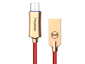 کابل شارژ سریع و هوشمند میکرو یو اس بی 1 متری مک دودو MCDODO Auto Power Off MicroUSB 1m CA-289