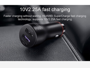 خرید شارژر فندکی هواوی Huawei CP36 Dual USB Super Fast Charging Car Charger Max 22.5W SE