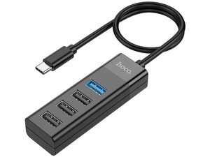 هاب تایپ سی 4 پورت هوکو HOCO HB25 4 Port USB HUB TYPE-C to USB 3.0